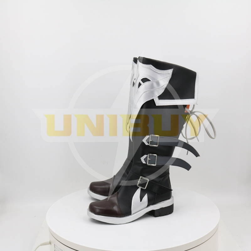 Genshin Impact Diluc Shoes Cosplay Men Boots Red Dead of Night Ver.2 Unibuy