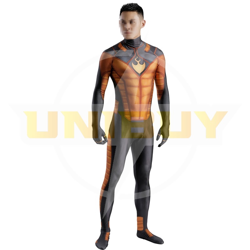 Human Torch Cosplay Costume Suit For Kids Adult Unibuy