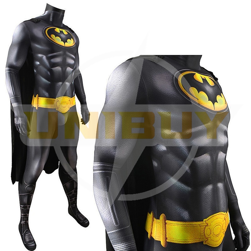 The Batman Cosplay Costume Suit For Kids Adult Bruce Wayne with Cloak Unibuy