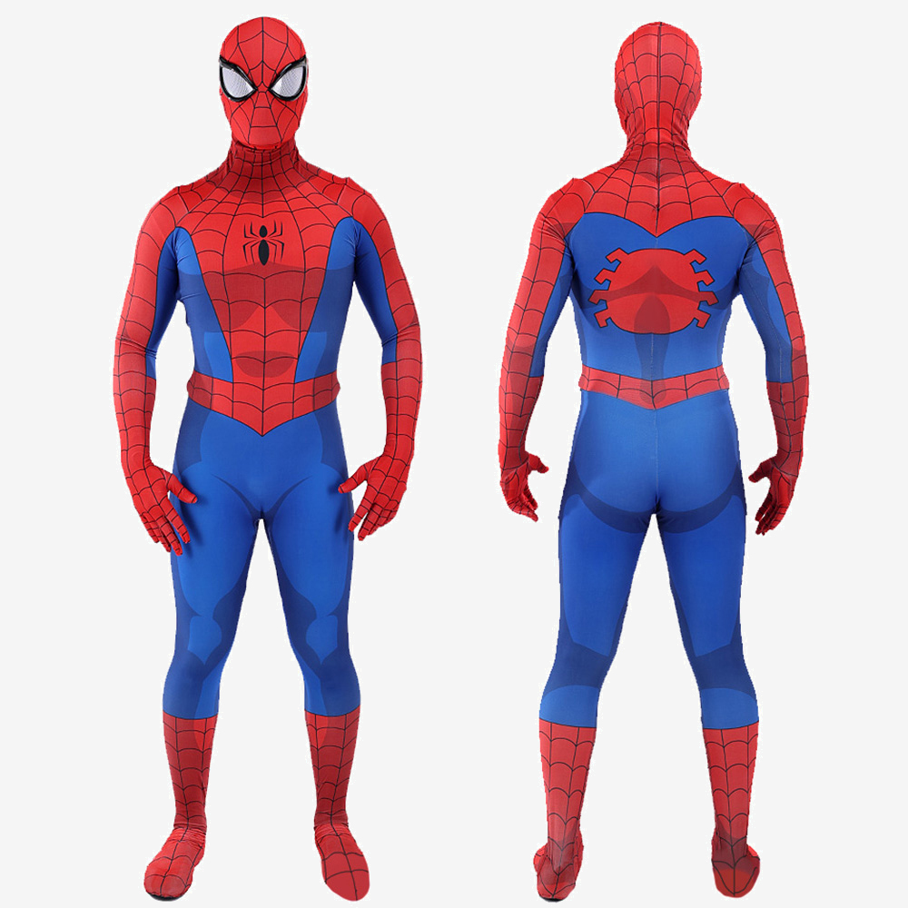 Spider-Man Classic 1994 Costume Cosplay Suit Peter Parker Bodysuit For Men Kids Unibuy