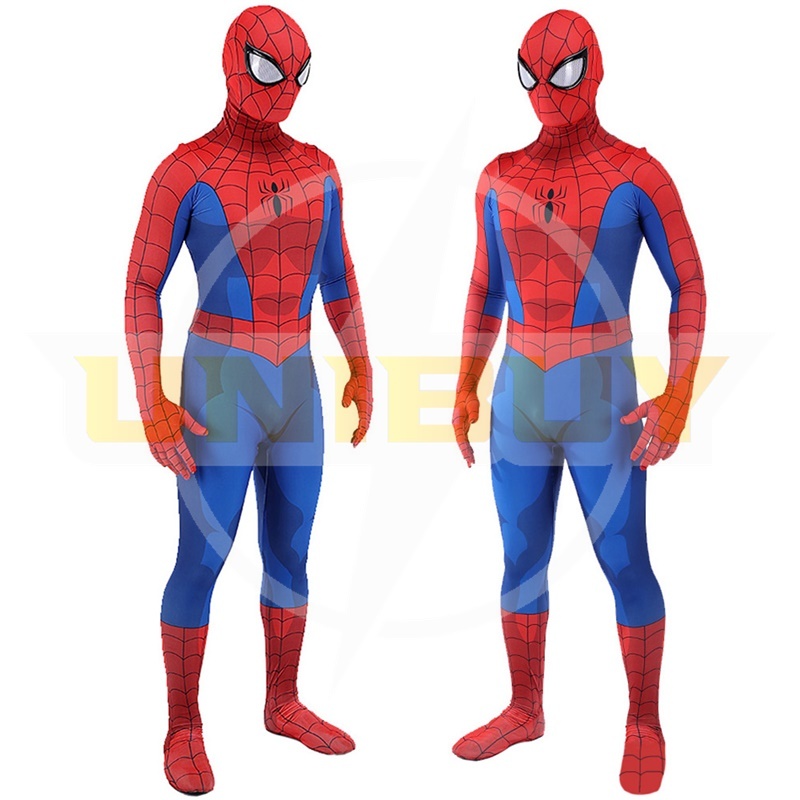 Spider-Man Classic 1994 Costume Cosplay Suit Peter Parker Bodysuit For Men Kids Unibuy