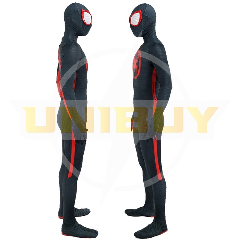 Spider-Man Across the Spider-Verse Miles Morales Suit Costume Cosplay Bodysuit For Men Kids Unibuy