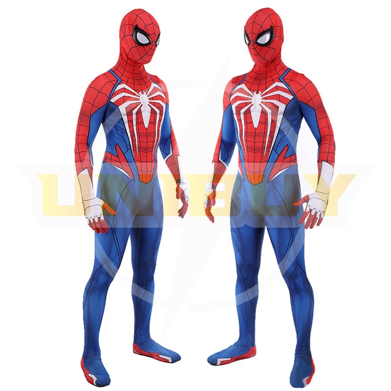 Spider-man PS5 Peter Parker Suit Costume Cosplay Bodysuit For Men Kids Unibuy