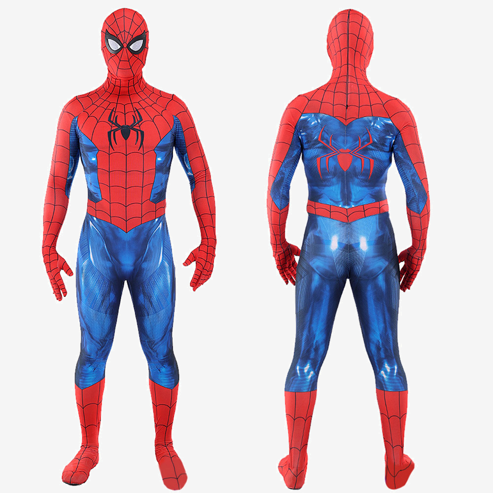 Spider-Man Classic Suit Costume Cosplay For Kids Adult Unibuy