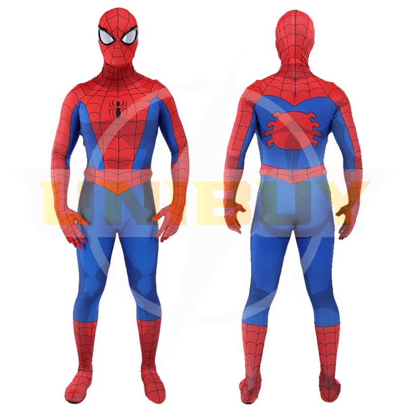 Spider-Man Classic 1994 Costume Cosplay Suit Peter Parker Bodysuit For Men Kids Unibuy