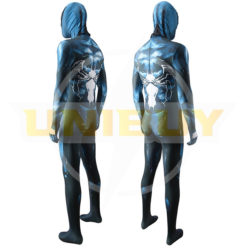 Spider Man Costume Cosplay Blue Venom Symbiote Jumpsuit Bodysuit For Men Kids Unibuy