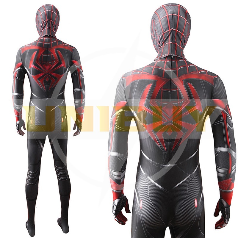 Spider-man PS5 Miles Morales Suit Costume Cosplay Bodysuit For Men Kids Unibuy