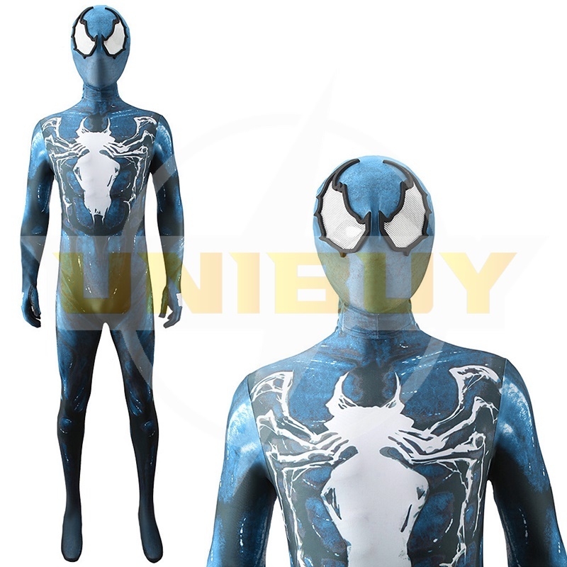 Spider Man Costume Cosplay Blue Venom Symbiote Jumpsuit Bodysuit For Men Kids Unibuy