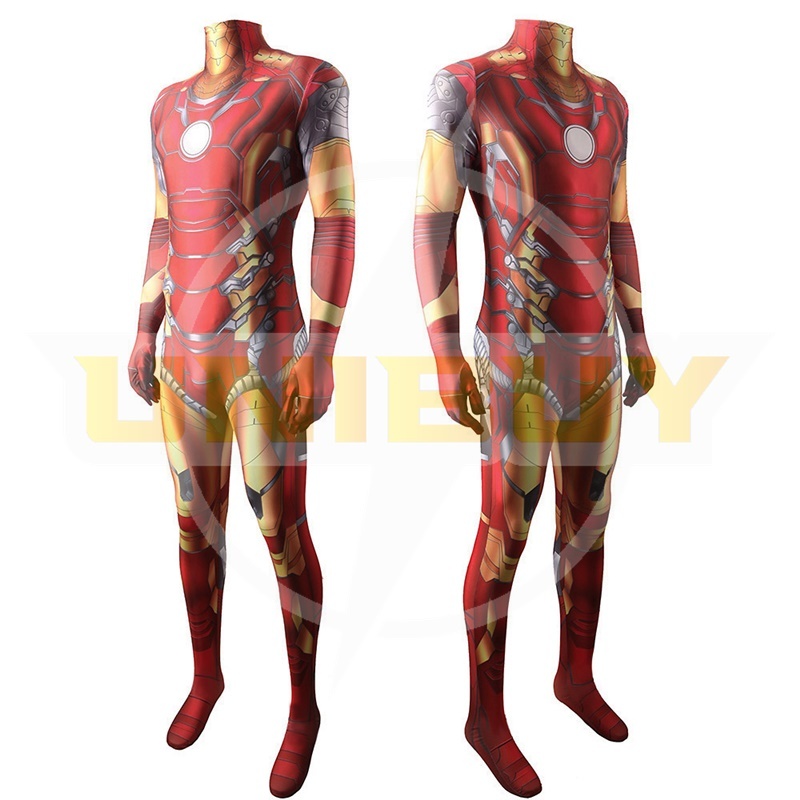 Avengers Iron Man Suit Costume Cosplay Sport Jumpsuit Bodysuit For Kids Adult Unibuy