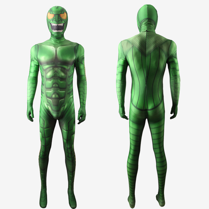 Spider-Man 3 No Way Home Green Goblin Costume Cosplay Suit Bodysuit For Men Kids Unibuy