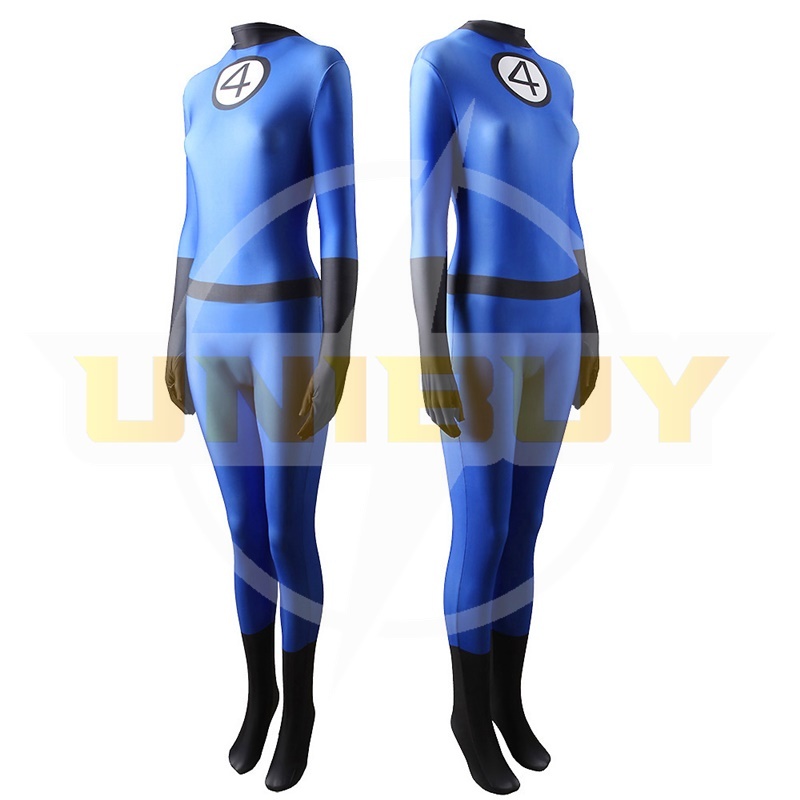 Fantastic Four Invisible Woman Costumes Cosplay Suit for Kids Adult Unibuy