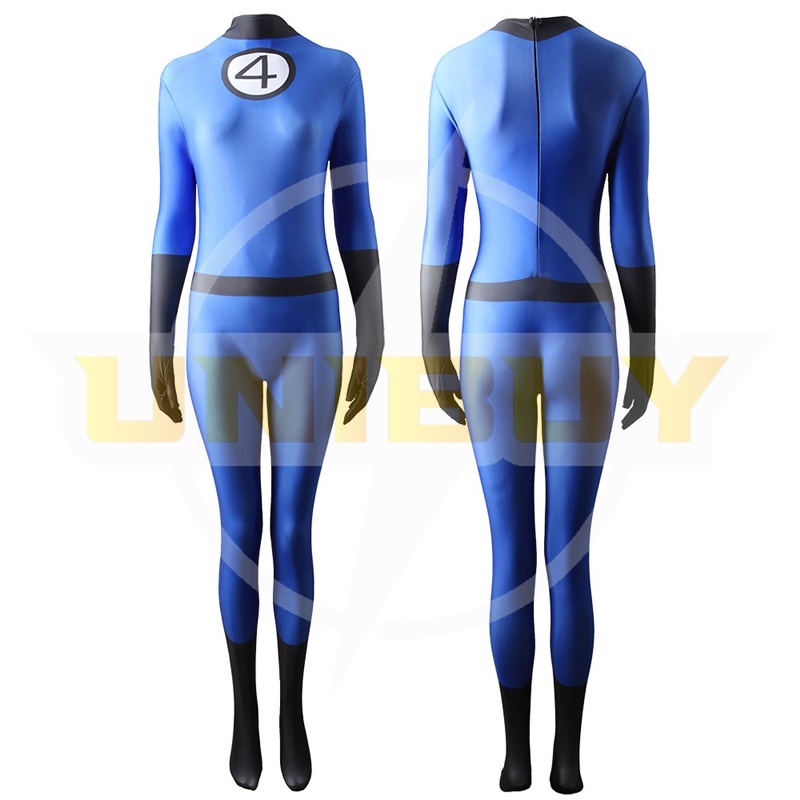 Fantastic Four Invisible Woman Costumes Cosplay Suit for Kids Adult Unibuy