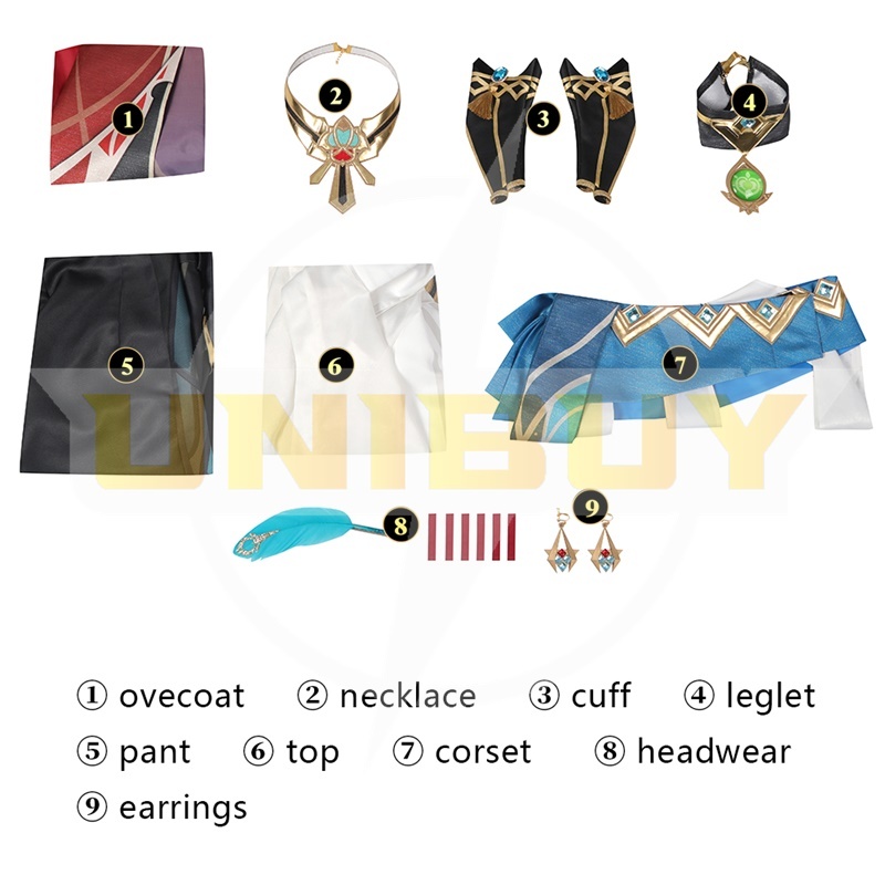 Genshin Impact Kaveh Costume Cosplay Suit Ver.1 Unibuy