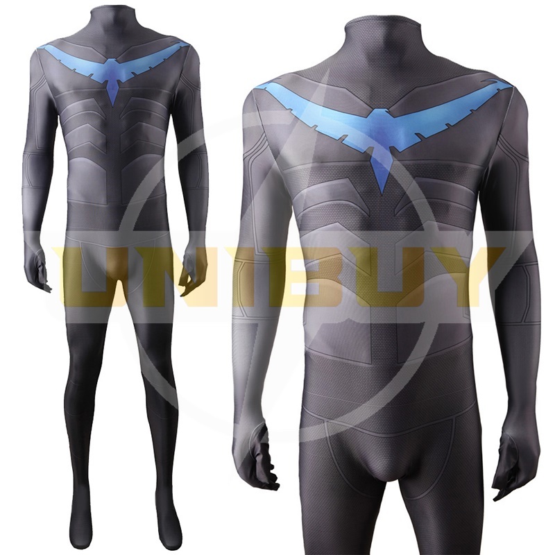 Batman Nightwing Costume Cosplay Suit Dick Grayson Jumpsuit Bodysuit For Kids Adult Unibuy