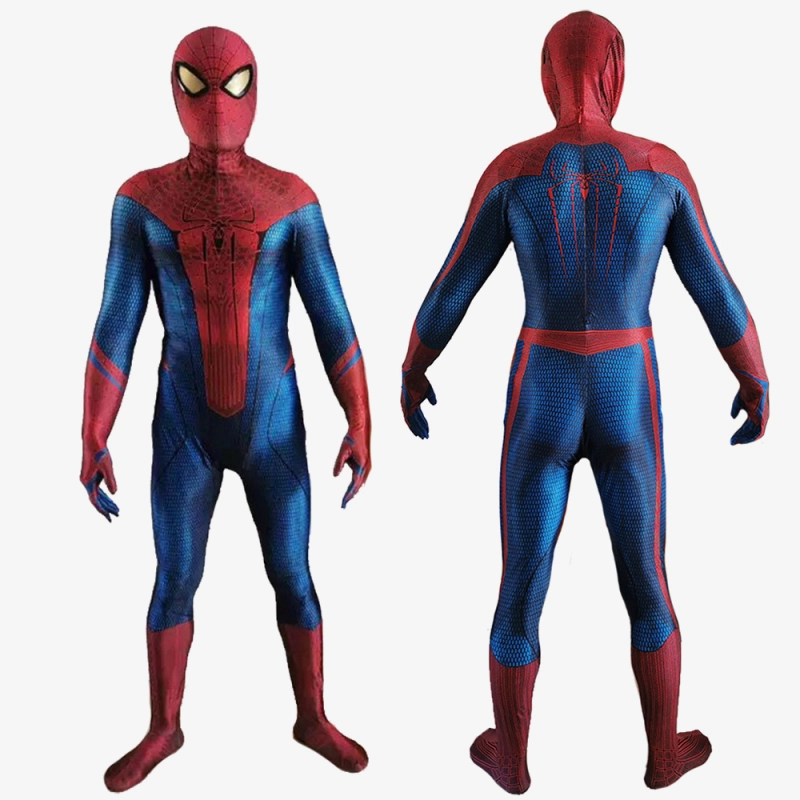 Amazing Spiderman Costume Cosplay Suit Peter Parker Bodysuit For Men Kids Unibuy