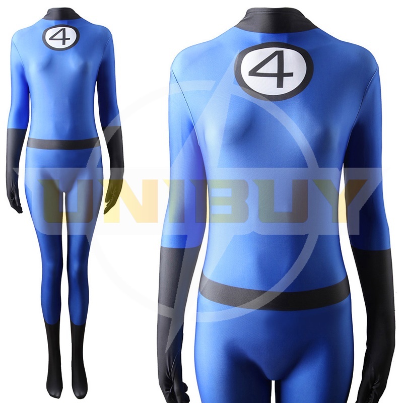 Fantastic Four Invisible Woman Costumes Cosplay Suit for Kids Adult Unibuy