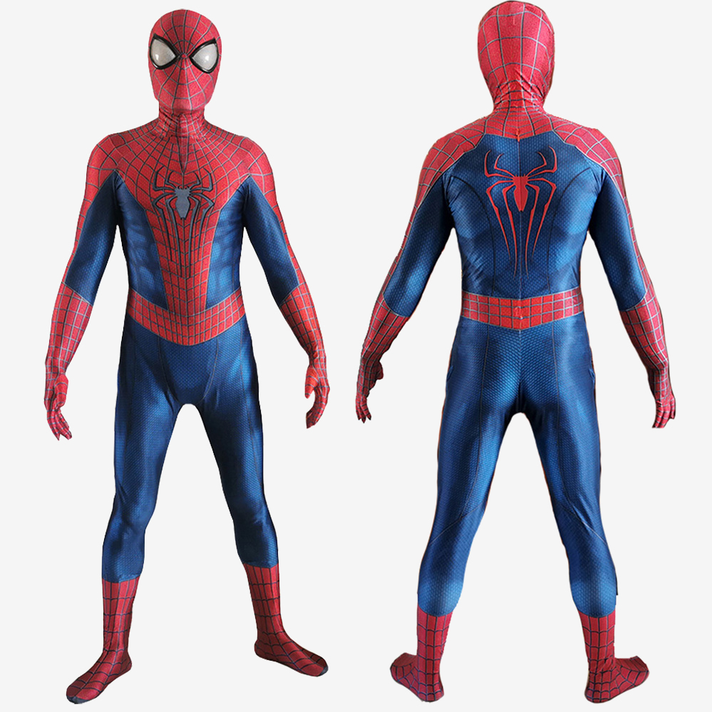 Amazing Spiderman 2 Costume Cosplay Suit Peter Parker Bodysuit For Men Kids Unibuy