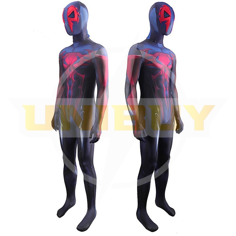 Spider Man PS4 2099 Suit Cosplay Costume Peter Parker Jumpsuit For Kids Adult Unibuy