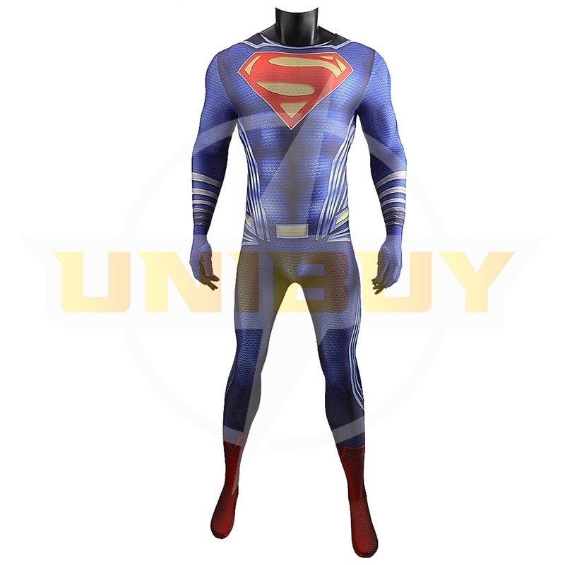 Superman Clark Kent Costume Cosplay Suit Bodysuit Man of Steel For Men Kids Unibuy