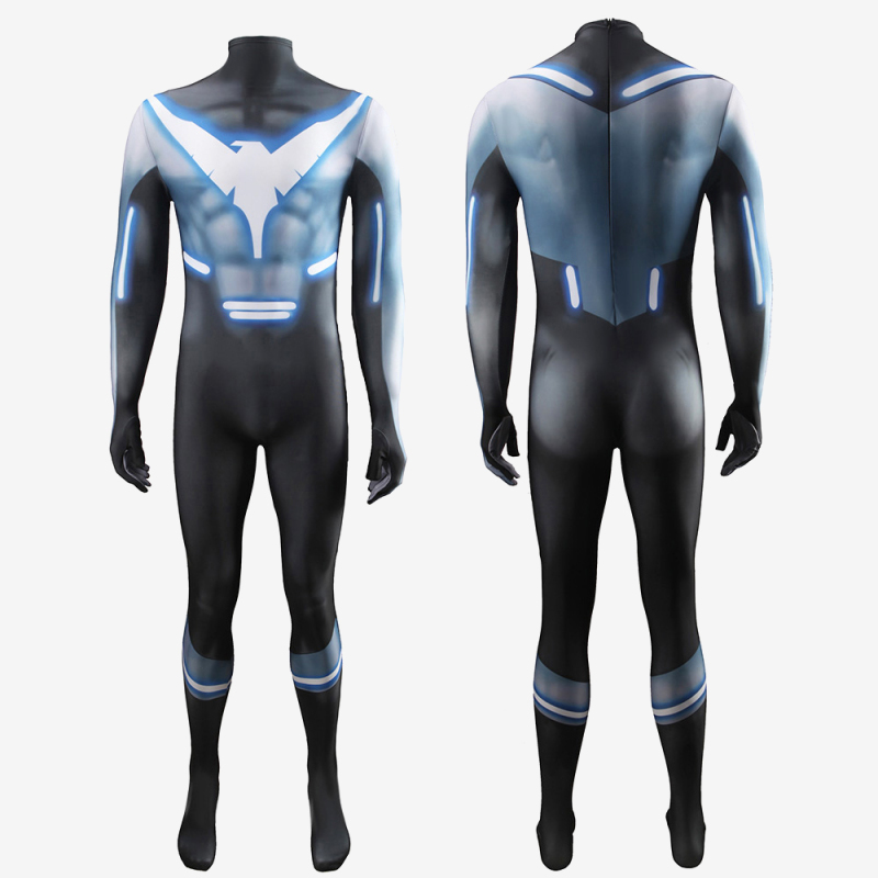 Nightwing Costume Cosplay Suit Dick Grayson Jumpsuit Bodysuit For Kids Adult Unibuy