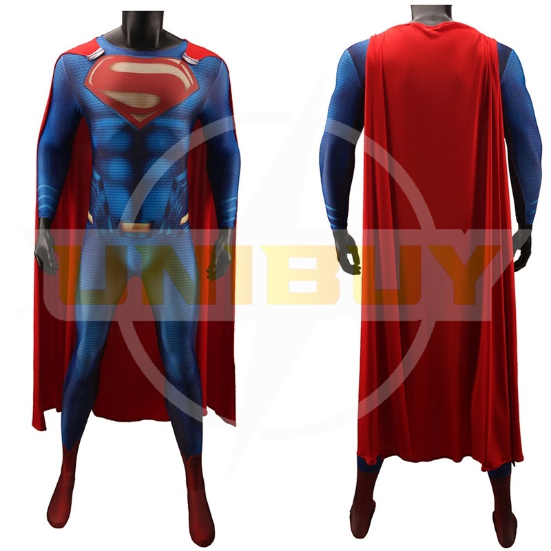 Superman Clark Kent Costume Cosplay Suit Bodysuit Man of Steel For Men Kids Unibuy