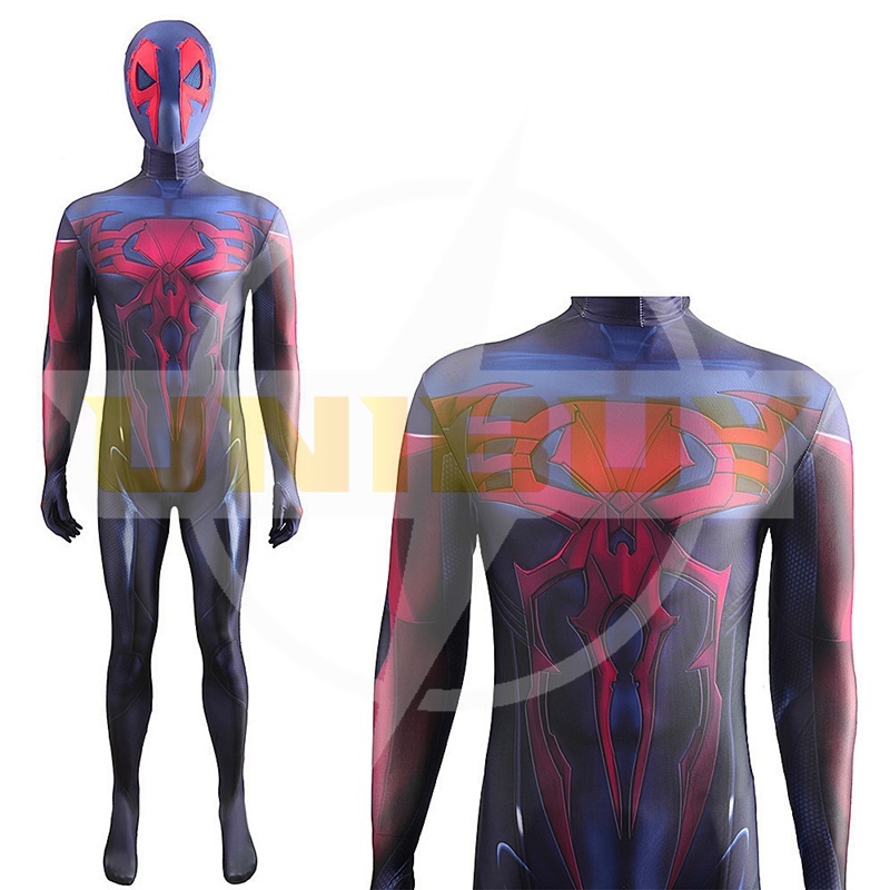 Spider Man PS4 2099 Suit Cosplay Costume Peter Parker Jumpsuit For Kids Adult Unibuy