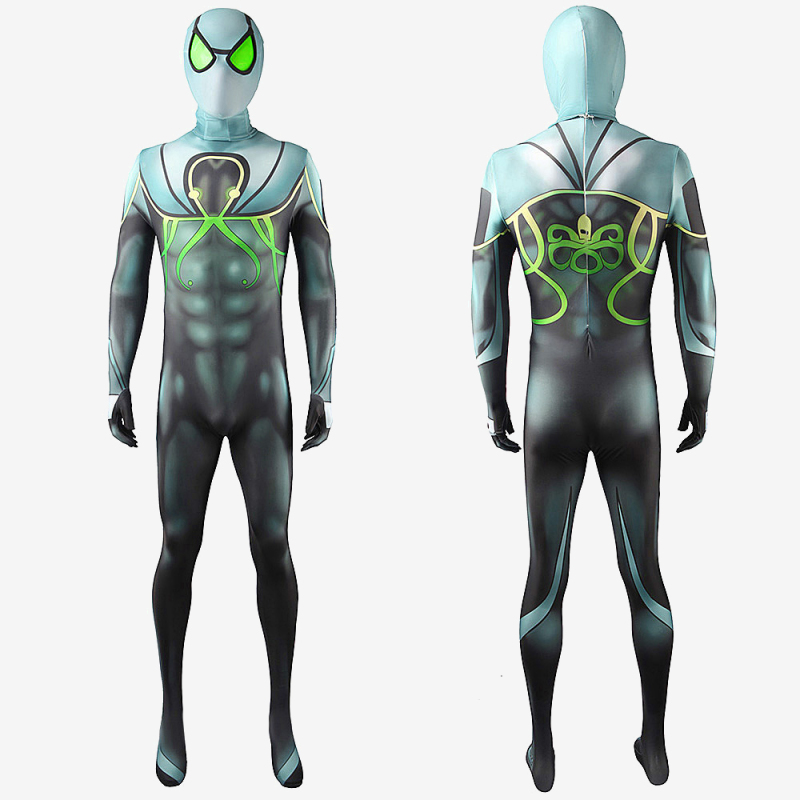 Spider Man Doctor Octopus Suit Cosplay Costume Jumpsuit For Kids Adult Unibuy
