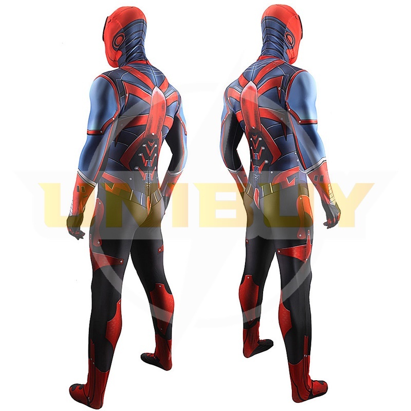 PS4 Spider Man Suit Cosplay Costume Peter Parker Jumpsuit For Kids Adult Unibuy