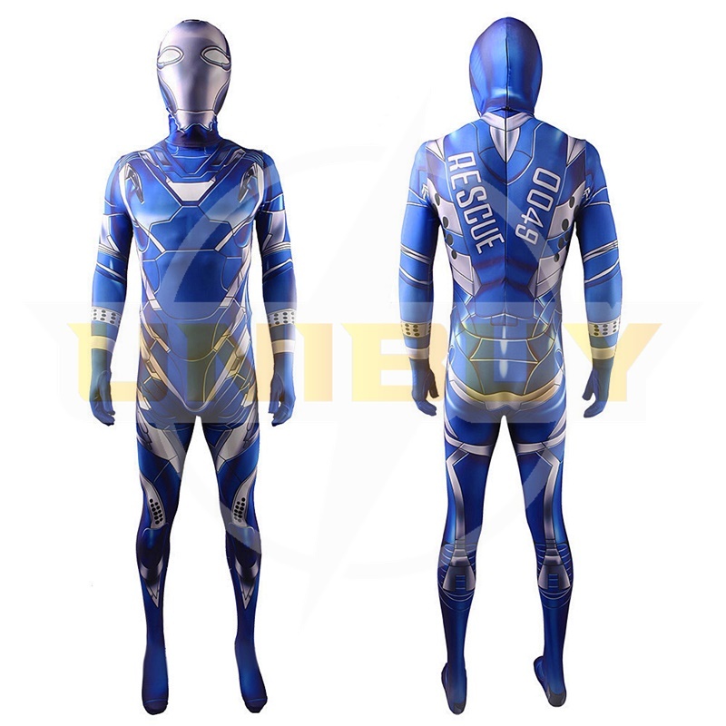 Avengers Iron Man Cosplay Costume Suit Bule Version For Men Kids Unibuy