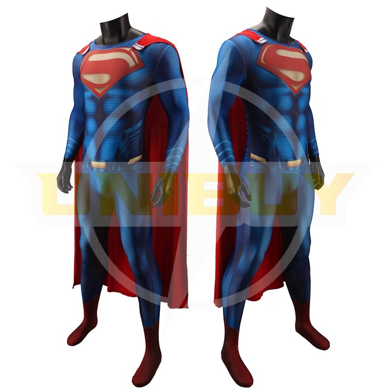 Superman Clark Kent Costume Cosplay Suit Bodysuit Man of Steel For Men Kids Unibuy