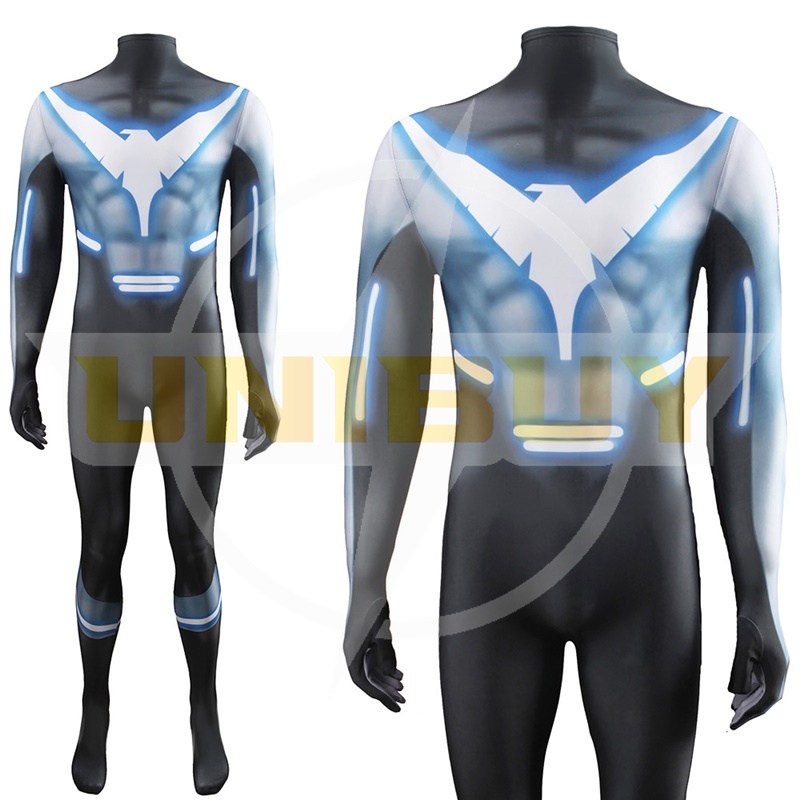 Nightwing Costume Cosplay Suit Dick Grayson Jumpsuit Bodysuit For Kids Adult Unibuy