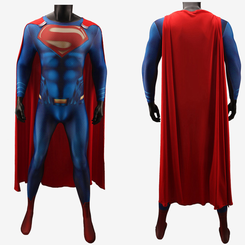 Superman Clark Kent Costume Cosplay Suit Bodysuit Man of Steel For Men Kids Unibuy