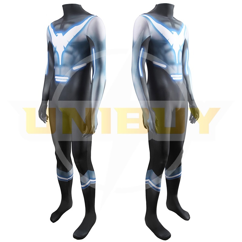 Nightwing Costume Cosplay Suit Dick Grayson Jumpsuit Bodysuit For Kids Adult Unibuy