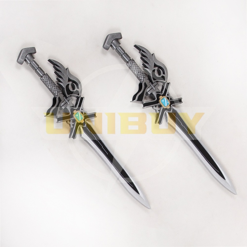 FF15 Ignis Scientia Double Sword Prop Cosplay Final Fantasy XV Unibuy