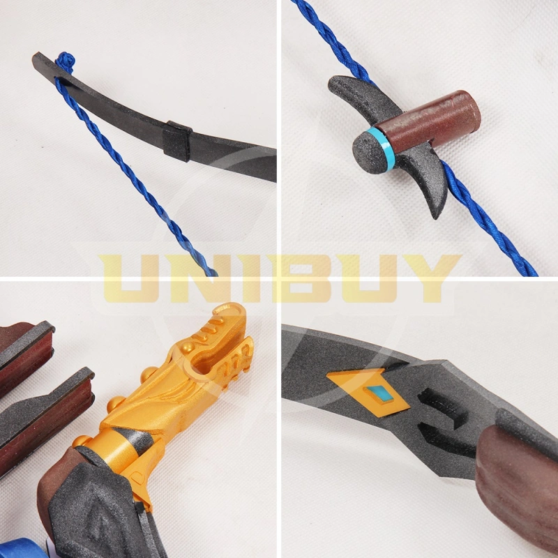 Overwatch OW Hanzo Storm Bow Arrow Quiver Prop Cosplay Unibuy