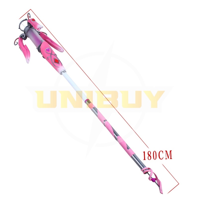 OW Overwatch Pink Mercy Charity Skin Staff Prop Cosplay Unibuy