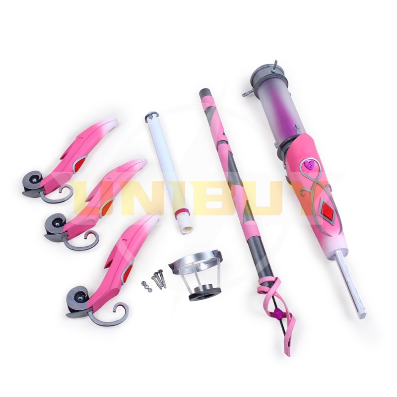 OW Overwatch Pink Mercy Charity Skin Staff Prop Cosplay Unibuy