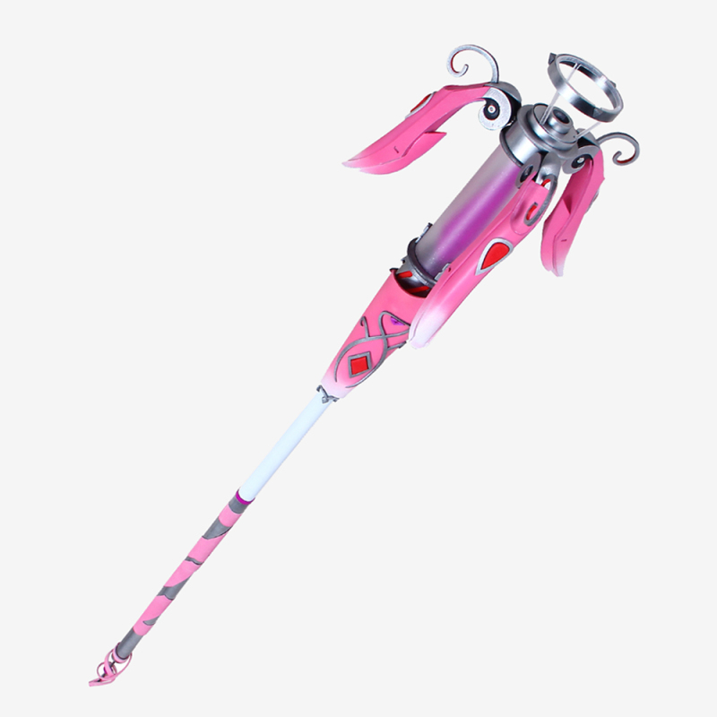 OW Overwatch Pink Mercy Charity Skin Staff Prop Cosplay Unibuy