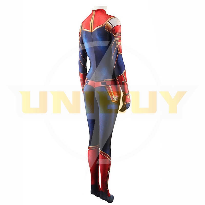 Captain Marvel Suit Costume Cosplay Carol Danvers Jumpsuit Bodysuit For Kids Adult Unibuy