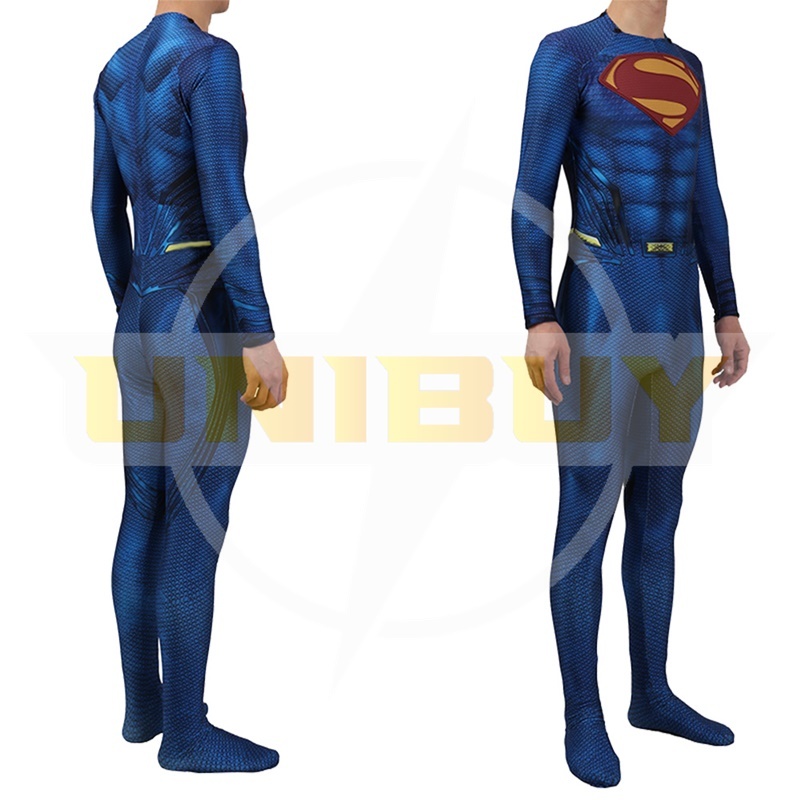 Superman Clark Kent Costume Cosplay Bodysuit Man of Steel For Men Kids Unibuy