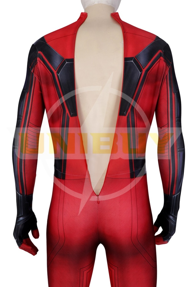 Spider-Man PS5 Miles Morales Crimson Cowl Bodysuit Costume Cosplay Unibuy