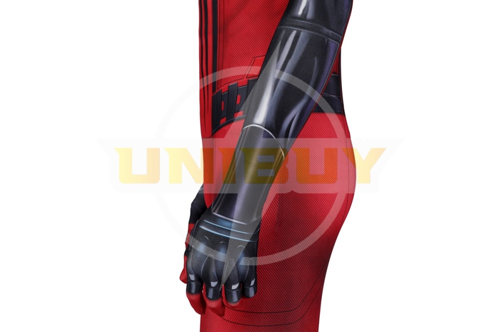 Spider-Man PS5 Miles Morales Crimson Cowl Bodysuit Costume Cosplay Unibuy