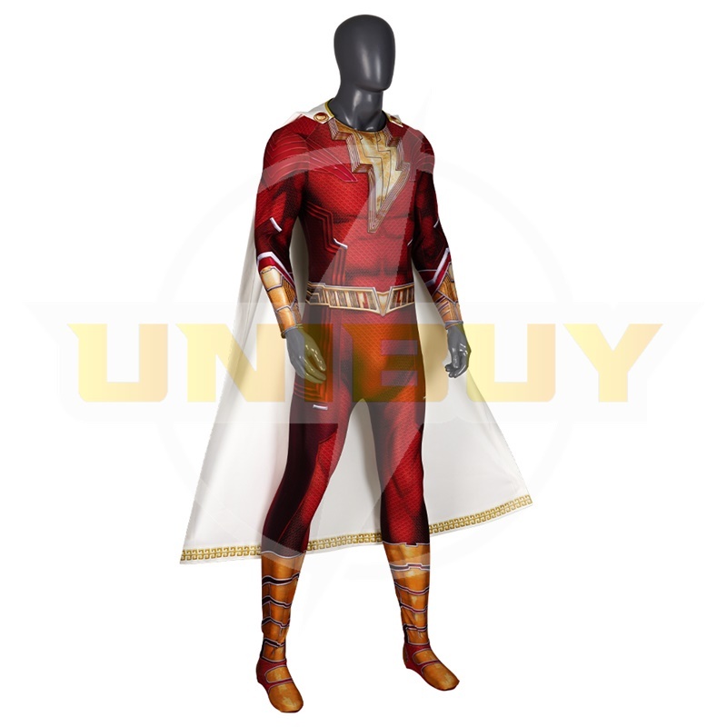 Shazam Fury of the Gods Billy Batson Bodysuit Costume Cosplay for Adults Kids Unibuy