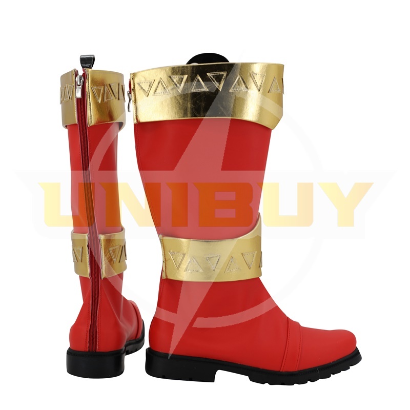 Kishiryu Sentai Ryusoulger Canaro Shoes Cosplay Boots Red Unibuy