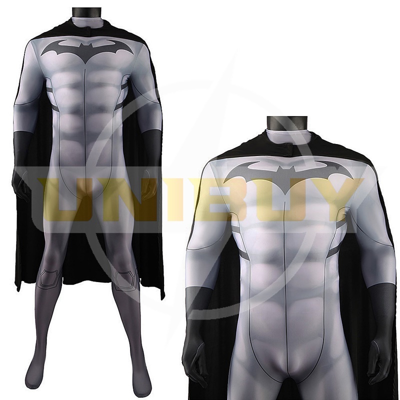 Batman Bodysuit Cosplay Costume For Kids Adult Bruce Wayne with Cloak Unibuy