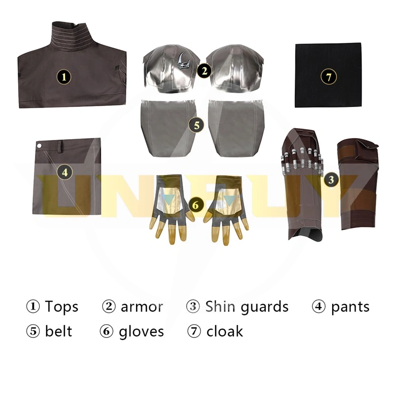 The Mandalorian Season 3 Din Djarin Costume Cosplay Suit with Cloak Unibuy