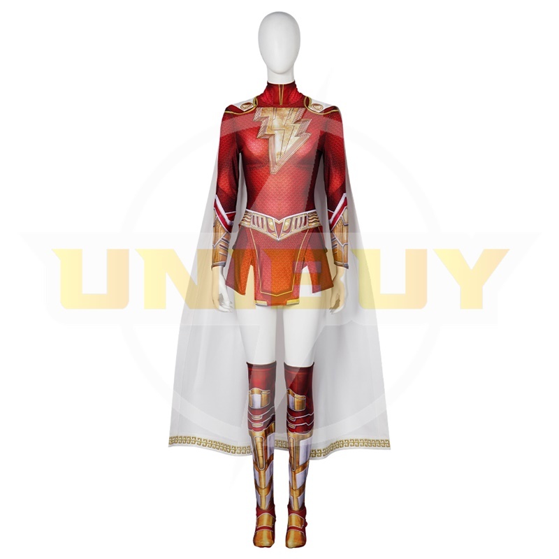 Shazam Fury of the Gods Mary Batson Bodysuit Costume Cosplay for Adults Kids Unibuy