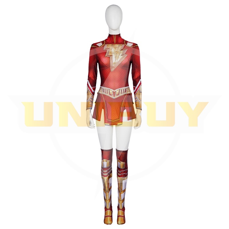 Shazam Fury of the Gods Mary Batson Bodysuit Costume Cosplay for Adults Kids Unibuy