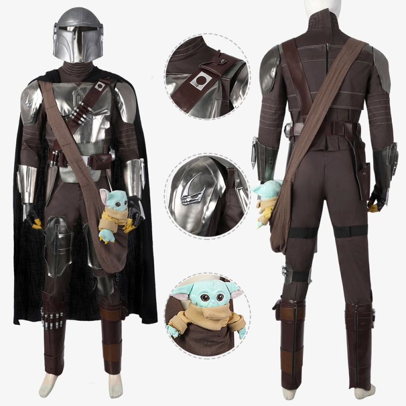 The Mandalorian Season 3 Din Djarin Costume Cosplay Suit with Cloak Unibuy