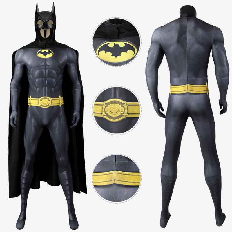 The Flash Batman Bodysuit Costume Cosplay Bruce Wayne Michael Keaton Unibuy